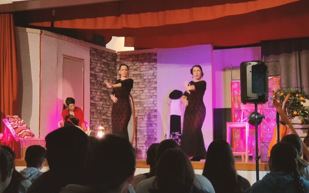 spectacle de flamenco pour les élèves de 3ème