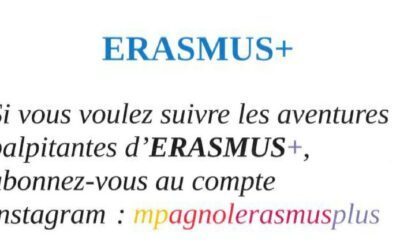 Erasmus + sur Instagram