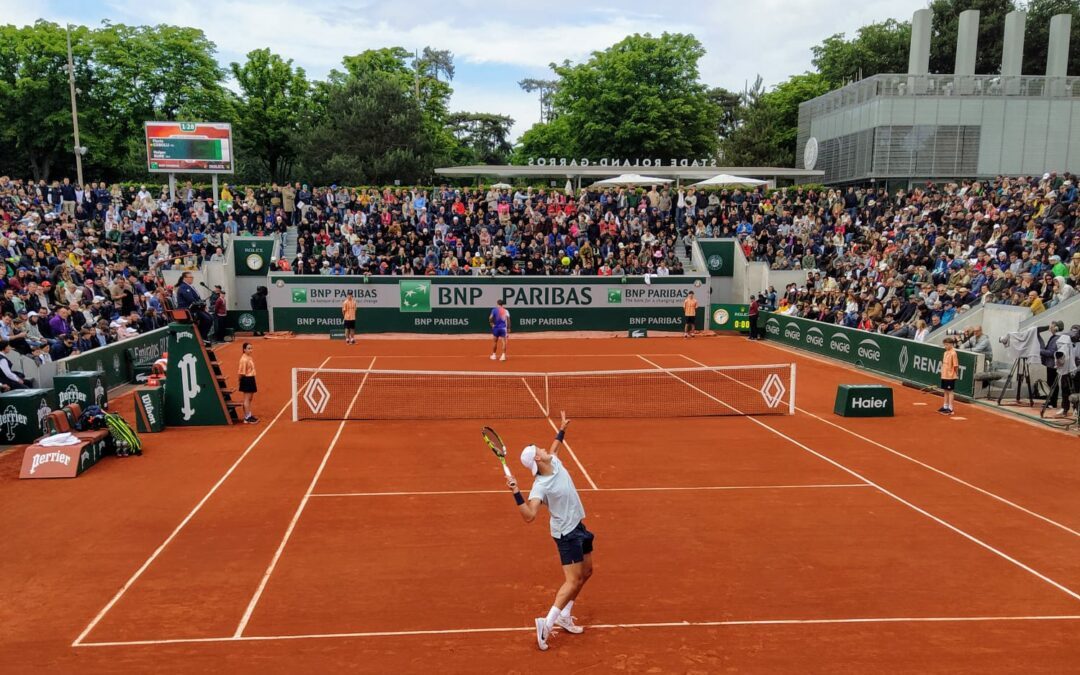 l’Association sportive du collège à Roland Garros